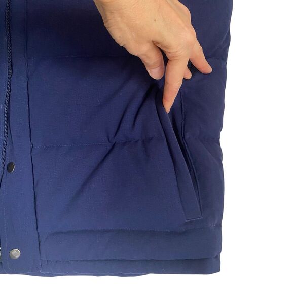 Patagonia Puffer Vest Jacket Men L Blue Red Down Duckdown Outdoor - Picture 12 of 13